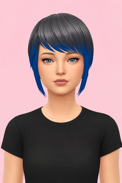 Kato Hair (Hair Commissions) custom content (CC) for Sims 4 by jo_se_oh