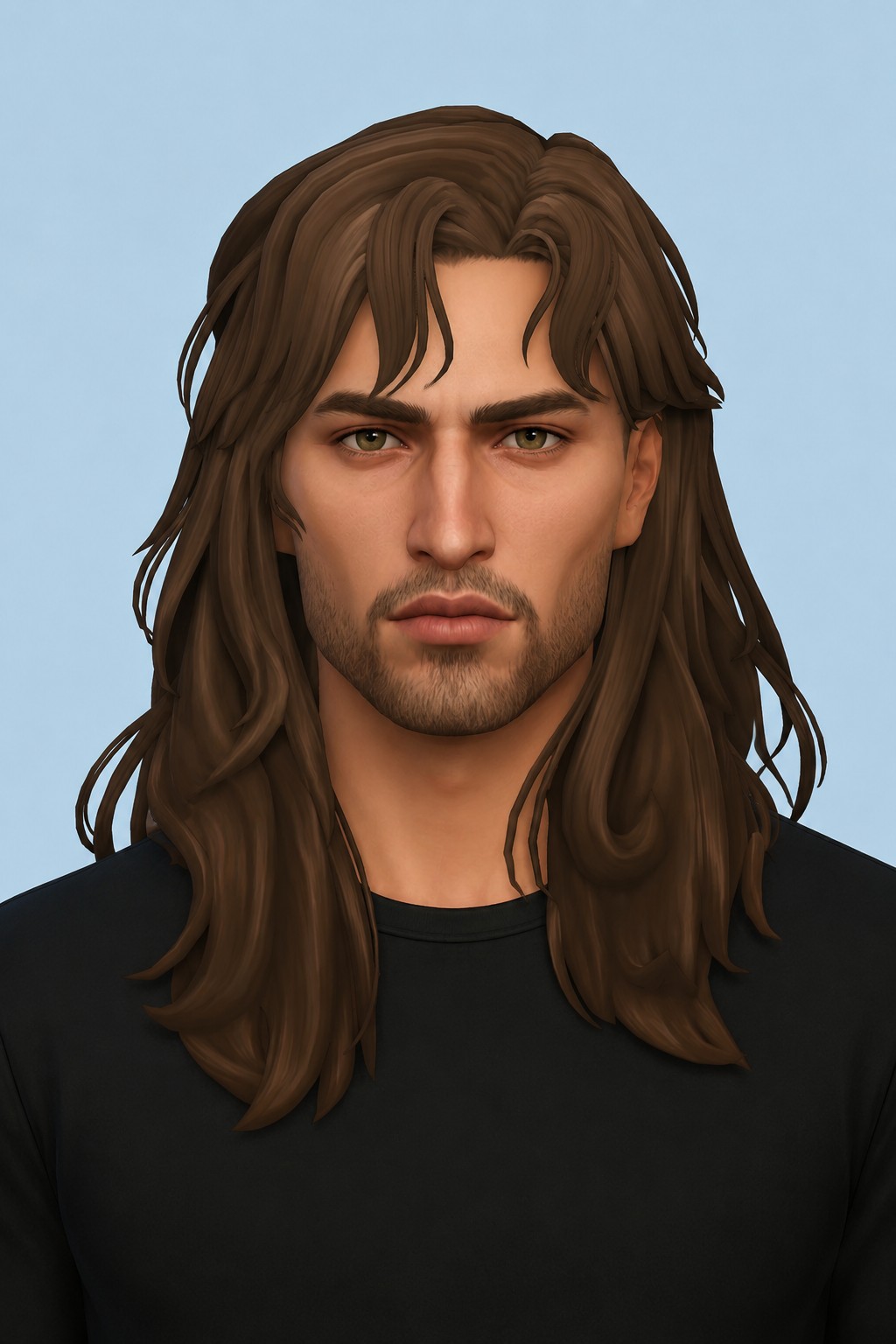 Trevor Hair custom content (CC) for Sims 4 by jo_se_oh