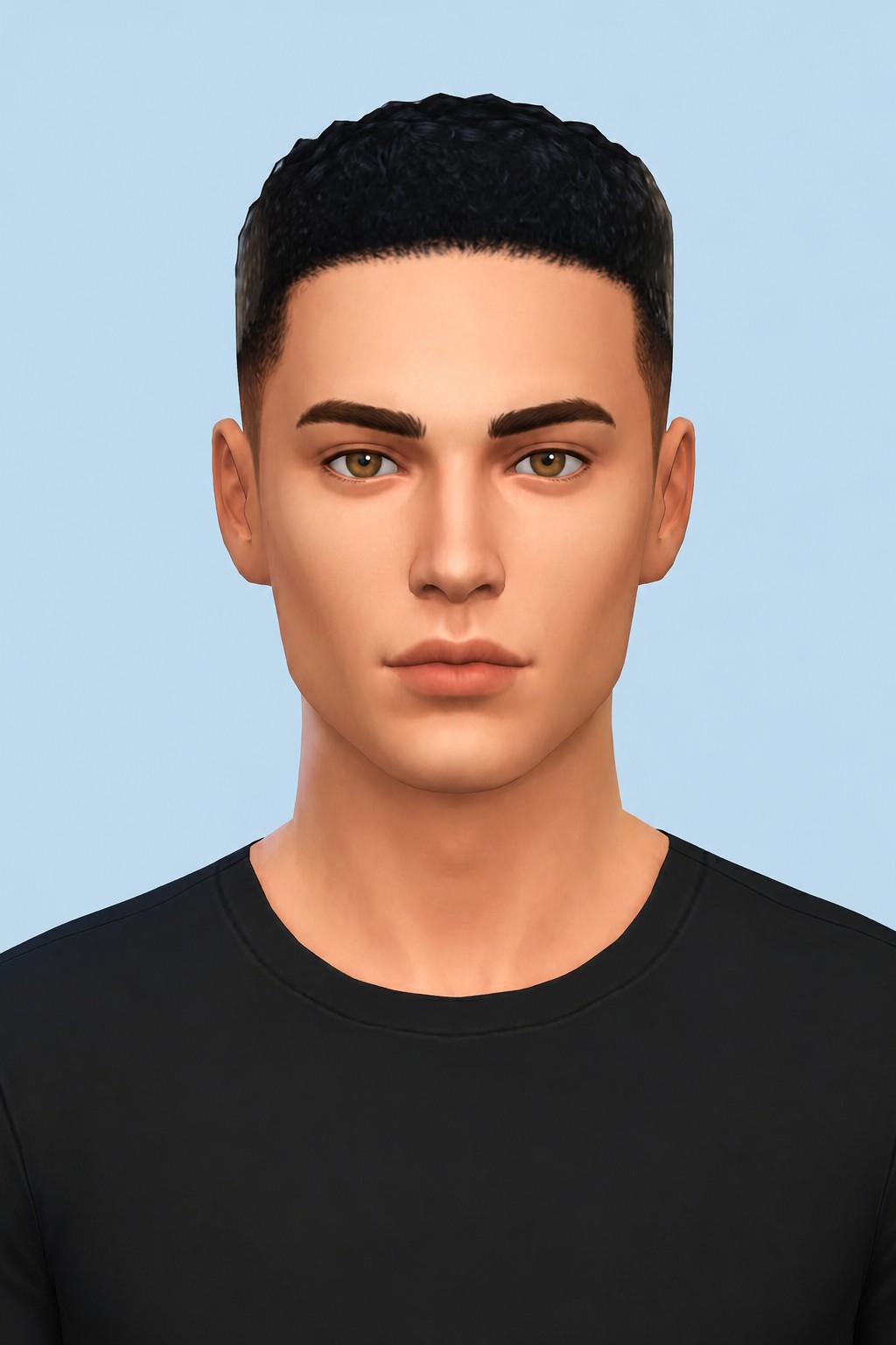Demarco Hair custom content (CC) for Sims 4 by johnnysims