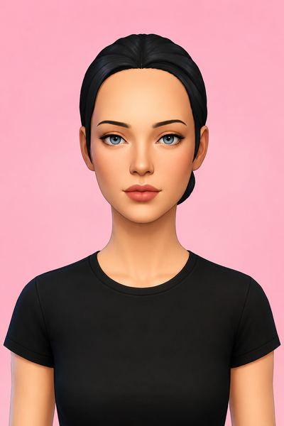 Mary-Sue Hair (TS2 to TS4 hair recreation) custom content (CC) for Sims 4 by jo_se_oh