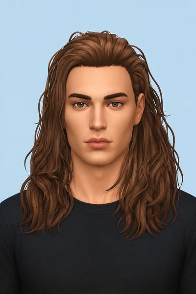 Stone Hair (Hair Commissions) custom content (CC) for Sims 4 by jo_se_oh