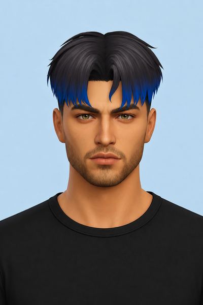 Judd Hair (Hair Commissions) custom content (CC) for Sims 4 by jo_se_oh
