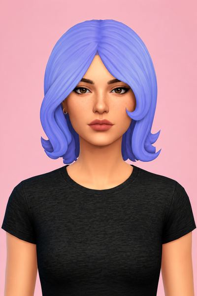 Mia Hair (Hair Commissions) custom content (CC) for Sims 4 by jo_se_oh
