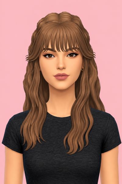 Sonya Hair custom content (CC) for Sims 4 by jo_se_oh