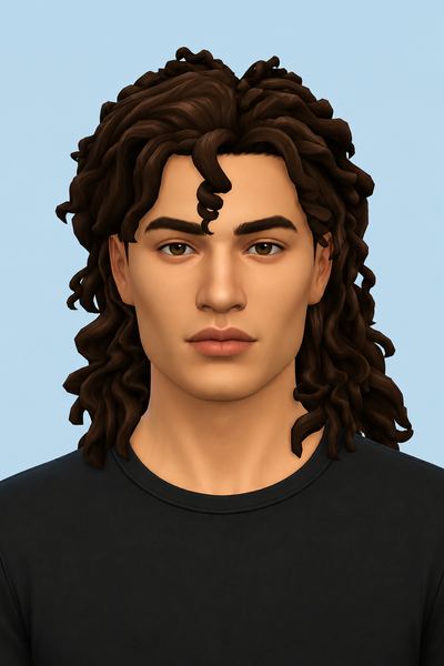 Mike Hair (Hair Commissions) custom content (CC) for Sims 4 by jo_se_oh