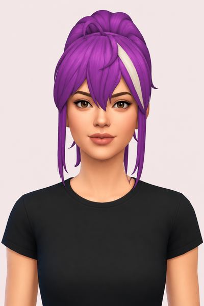Astrid Hair (Hair Commissions) custom content (CC) for Sims 4 by jo_se_oh