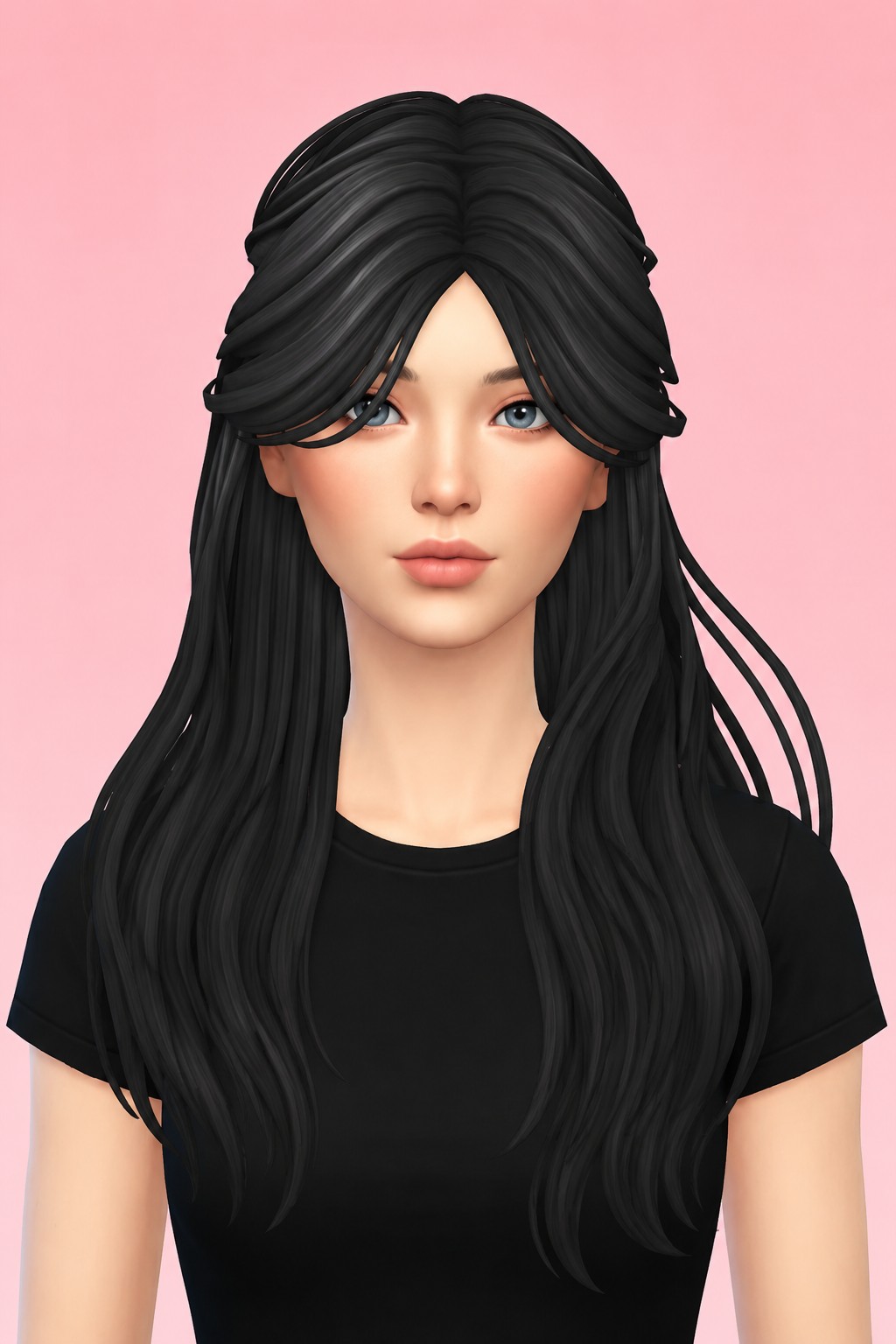 Emily Hair custom content (CC) for Sims 4 by jo_se_oh