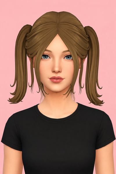 Sophie Hair custom content (CC) for Sims 4 by jo_se_oh