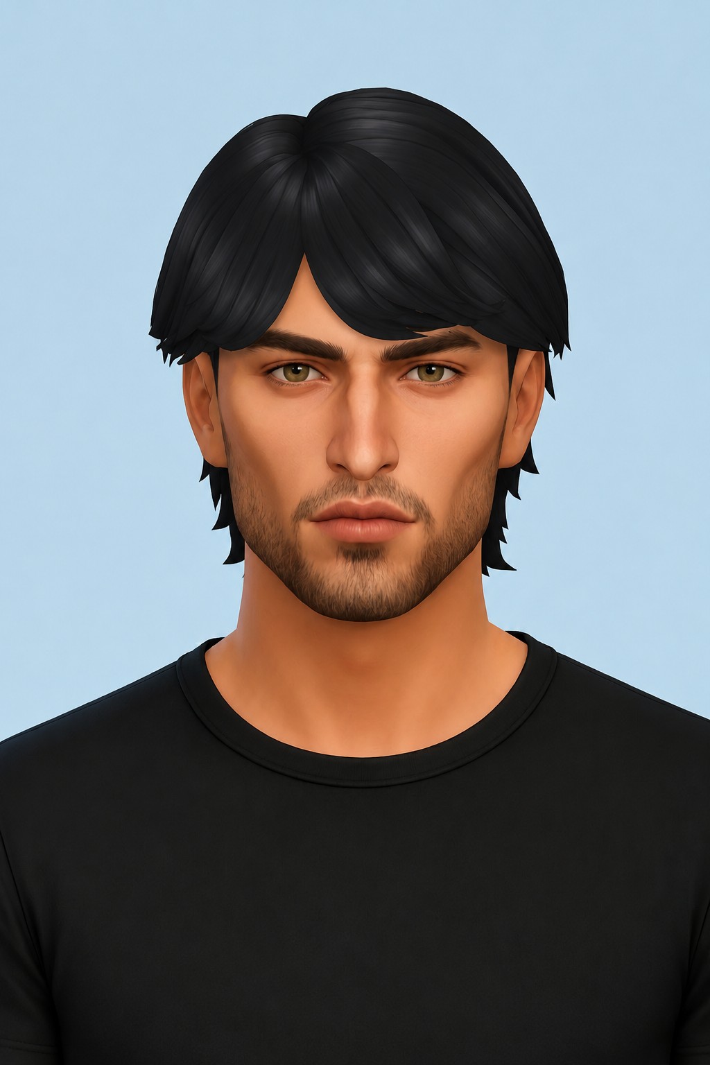 Craig Hair custom content (CC) for Sims 4 by jo_se_oh