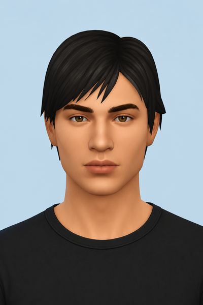 Mortimer Hair (TS3 to TS4) custom content (CC) for Sims 4 by jo_se_oh