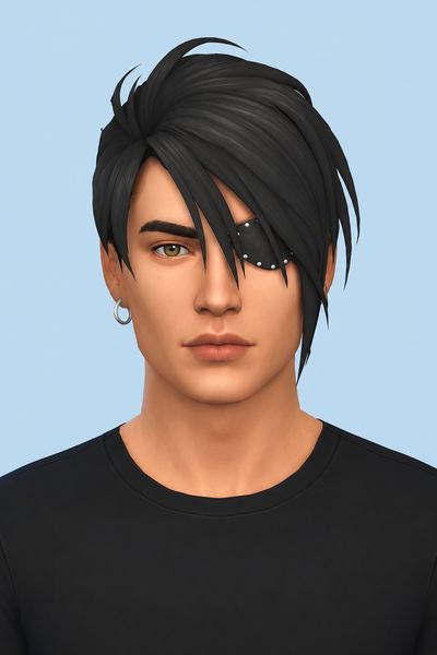 Oga Hair (Hair Commissions) custom content (CC) for Sims 4 by jo_se_oh