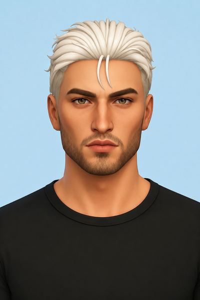 Hajoon Hair (Hair Commissions) custom content (CC) for Sims 4 by jo_se_oh