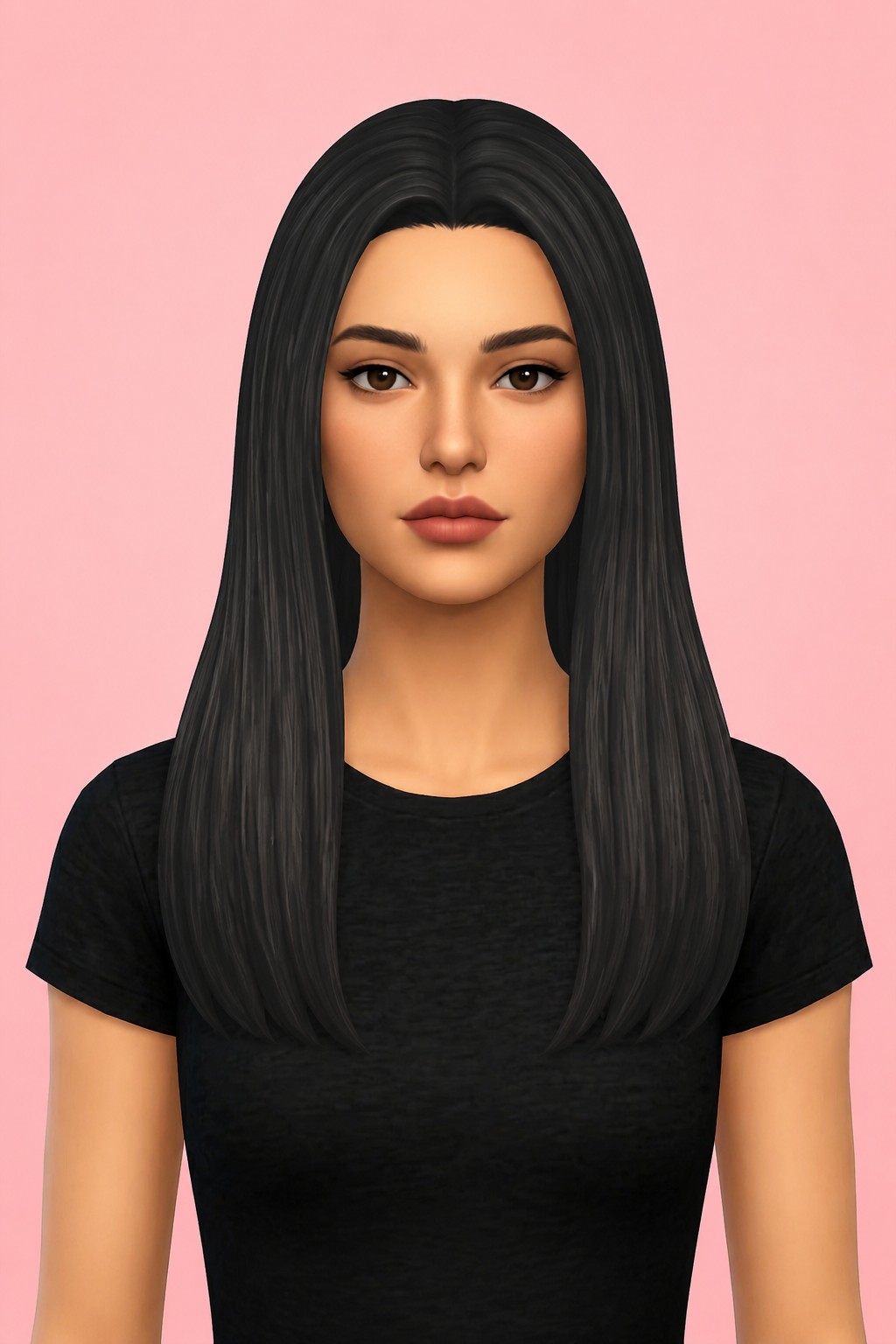 Shanice Hair custom content (CC) for Sims 4 by jo_se_oh
