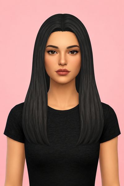 Shanice Hair custom content (CC) for Sims 4 by jo_se_oh