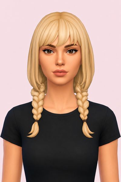 Verona Hair custom content (CC) for Sims 4 by jo_se_oh