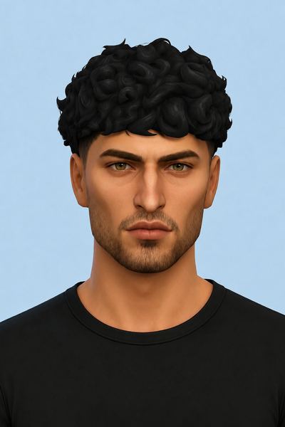 Creed Hair custom content (CC) for Sims 4 by jo_se_oh