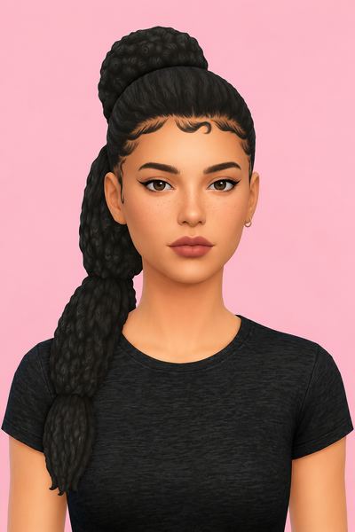 Brianna Hair custom content (CC) for Sims 4 by jo_se_oh