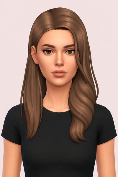 Audrey Hair custom content (CC) for Sims 4 by jo_se_oh