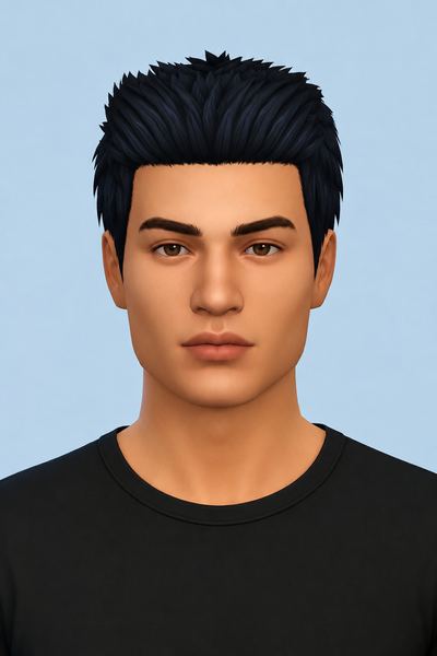 Mitsui Hair (Hair Commissions) custom content (CC) for Sims 4 by jo_se_oh