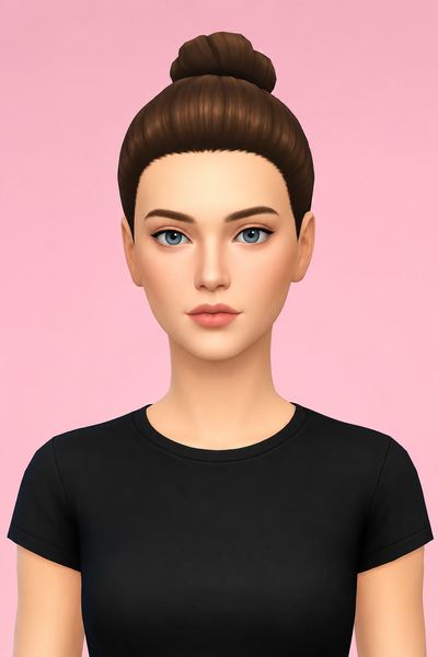 Harper Hair (Hair Commissions) custom content (CC) for Sims 4 by jo_se_oh