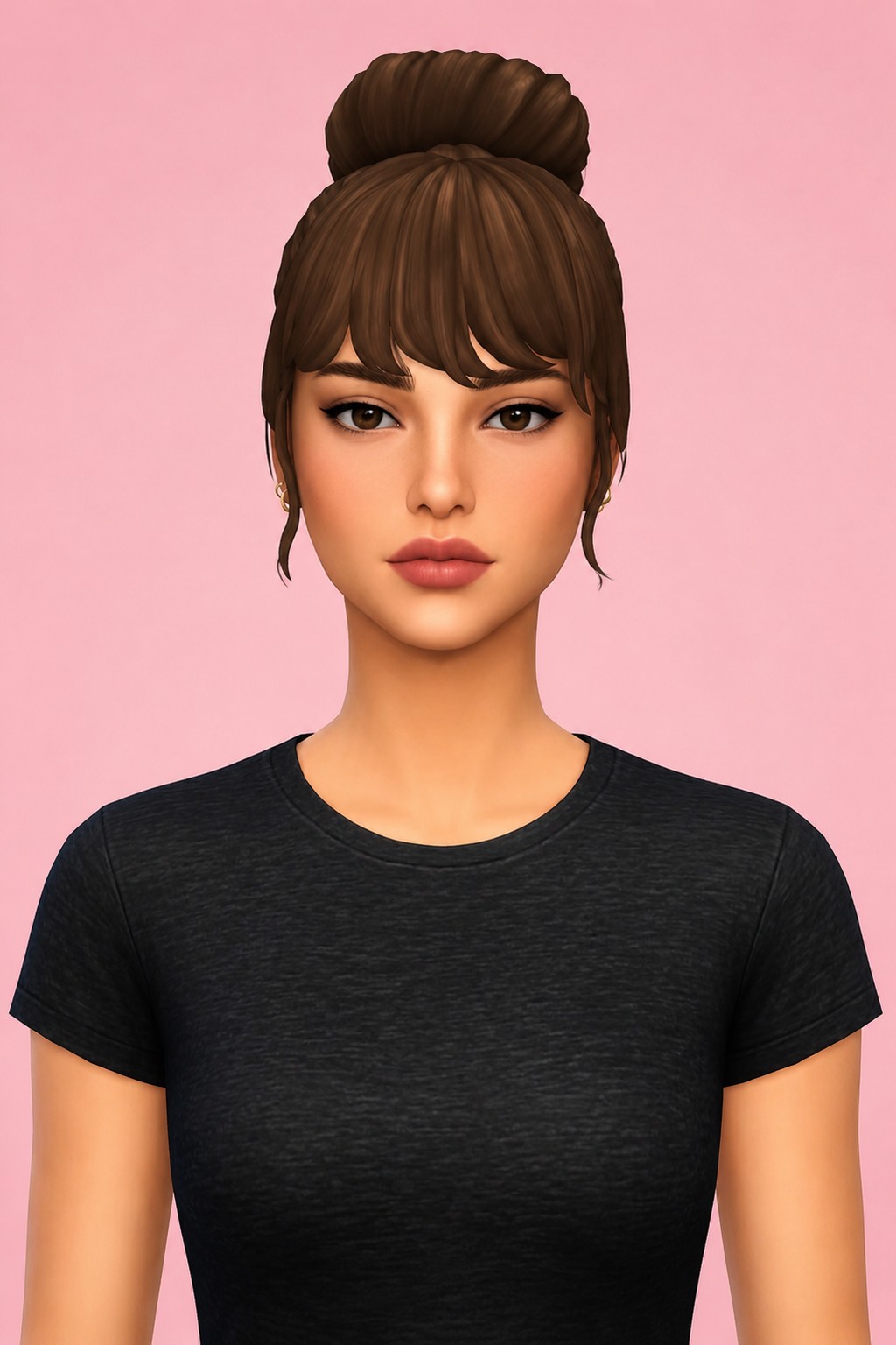 Laurel Hair custom content (CC) for Sims 4 by jo_se_oh