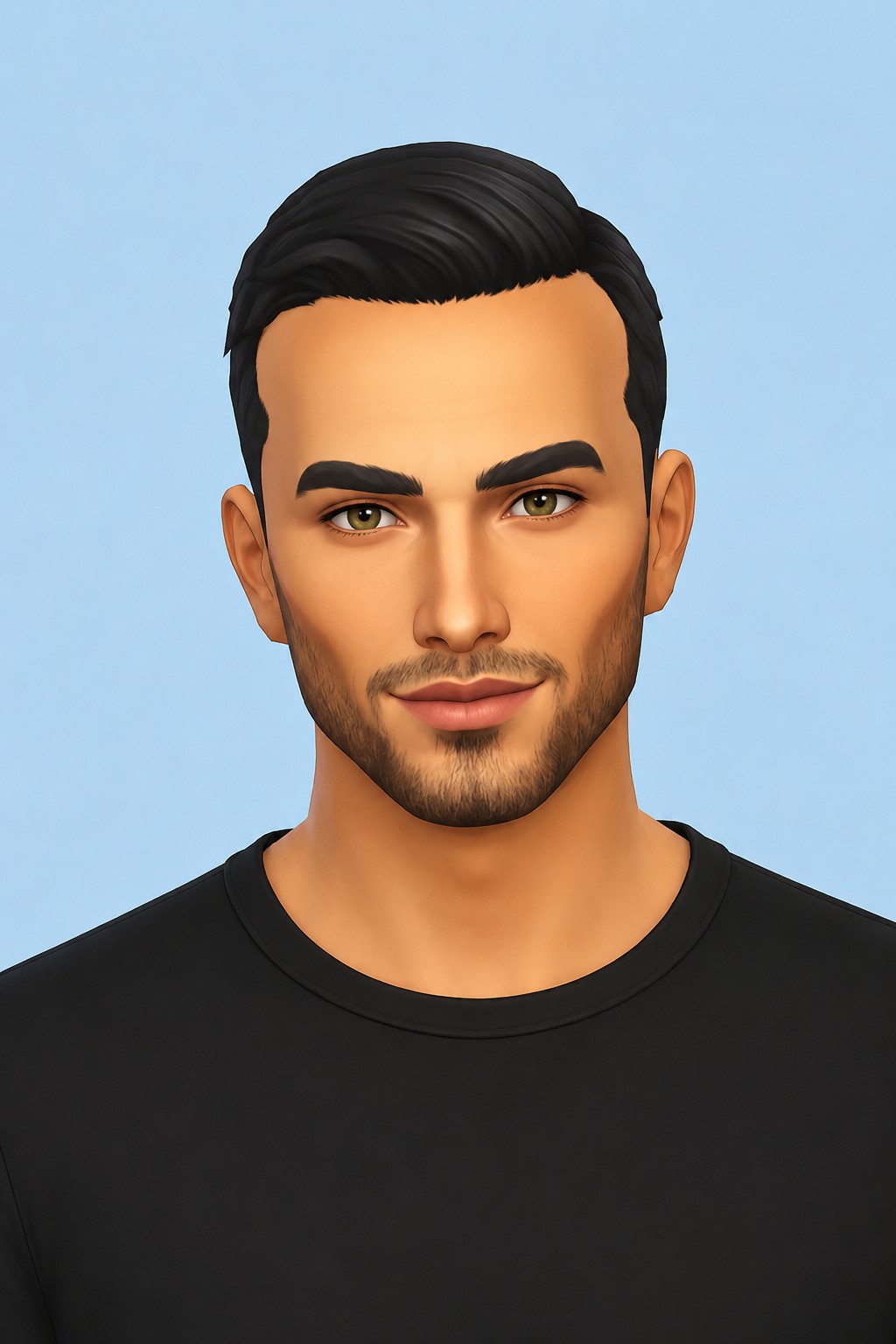 Jon Hair custom content (CC) for Sims 4 by jo_se_oh