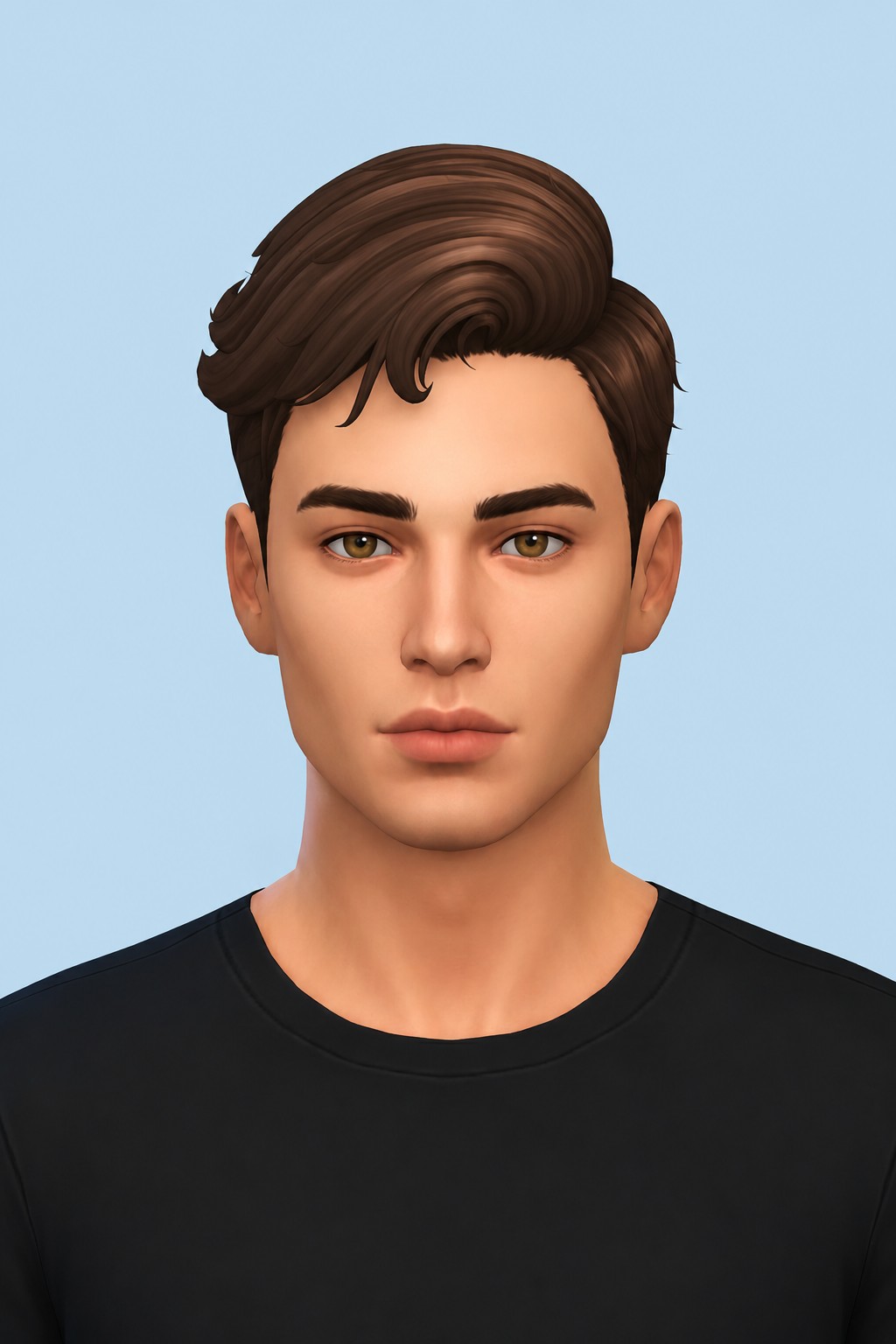 Samuel Hair custom content (CC) for Sims 4 by jo_se_oh