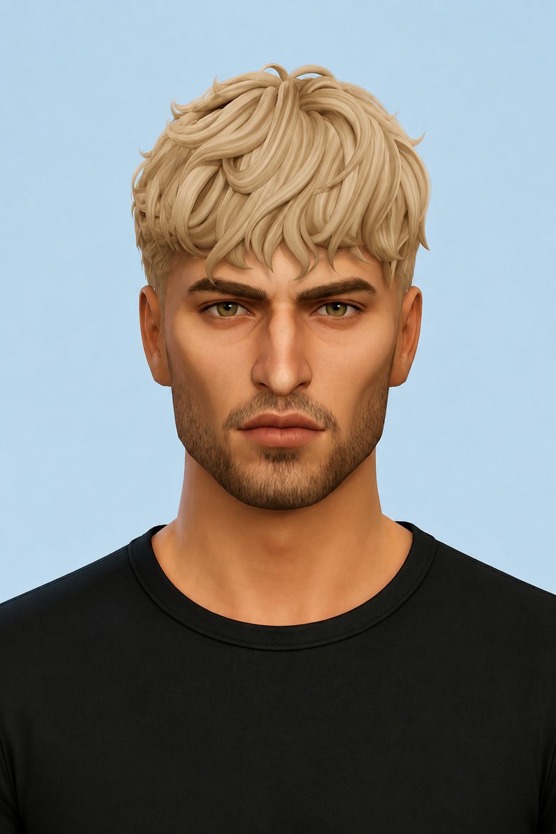 Erydian Hair custom content (CC) for Sims 4 by johnnysims