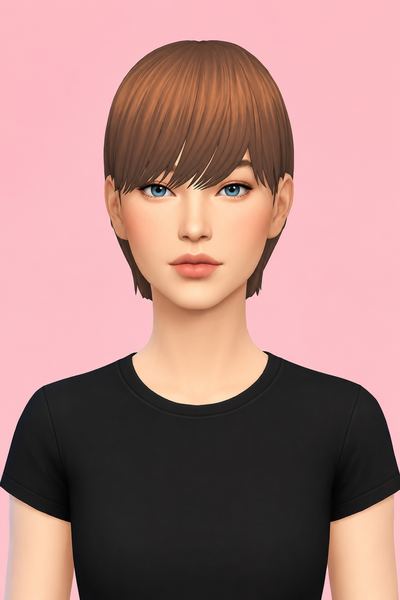 Kai Hair (Hair Commission) custom content (CC) for Sims 4 by jo_se_oh