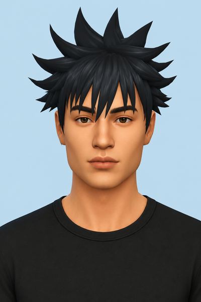 Megumi Hair (Hair Commission) custom content (CC) for Sims 4 by jo_se_oh