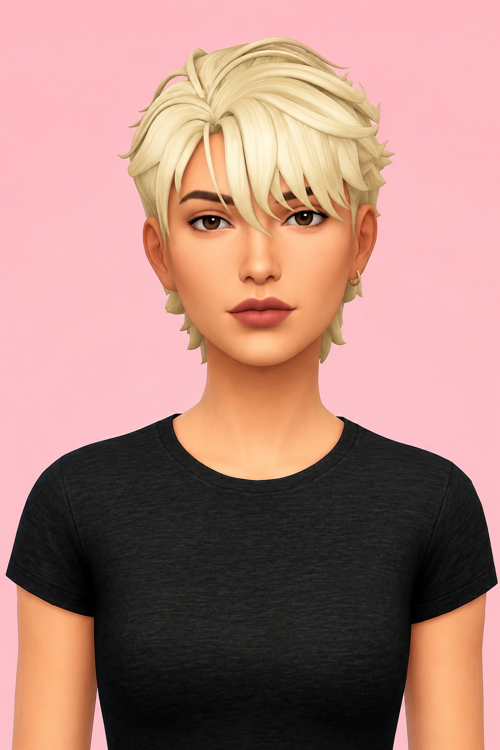 Azure Hair custom content (CC) for Sims 4 by jo_se_oh