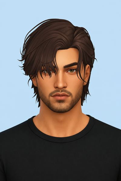 Nicholas Hair custom content (CC) for Sims 4 by jo_se_oh