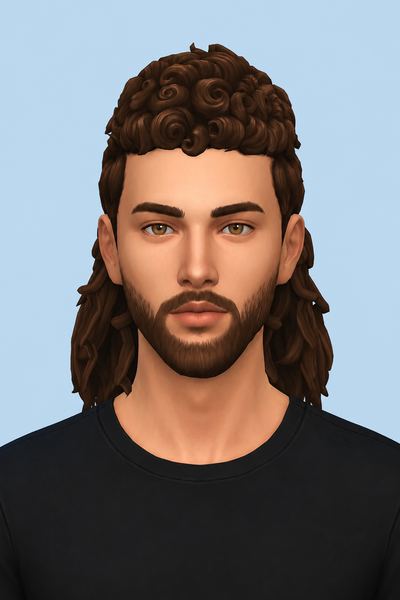 Phoenix Hair (Hair Commissions) custom content (CC) for Sims 4 by jo_se_oh