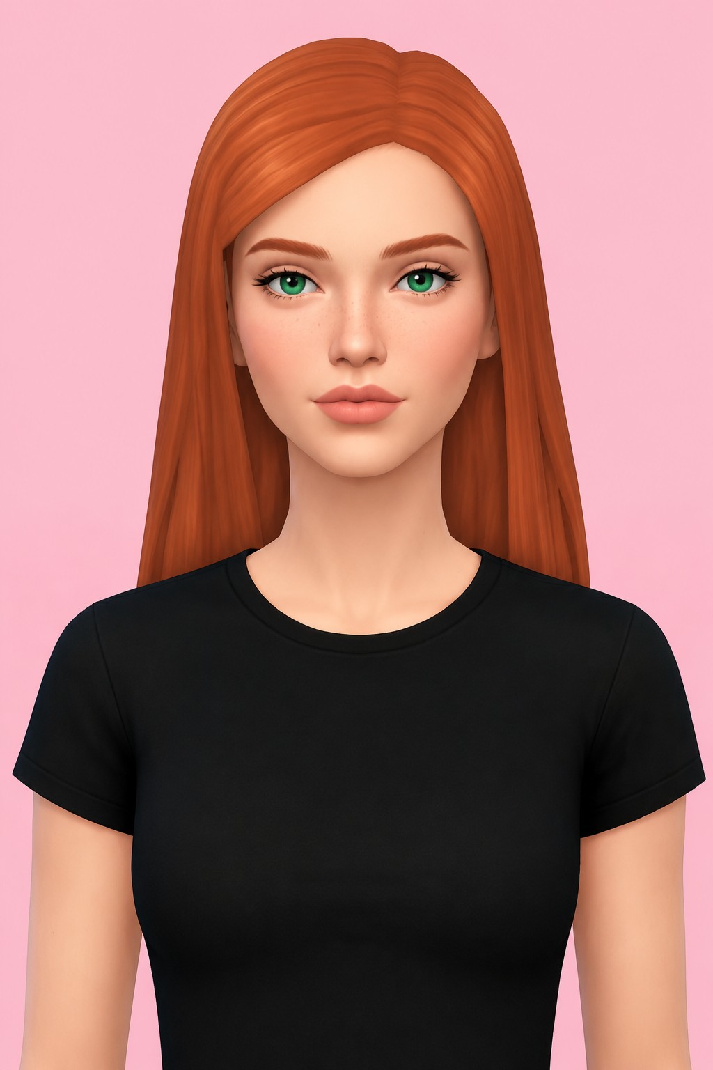 Penelope Hair custom content (CC) for Sims 4 by jo_se_oh