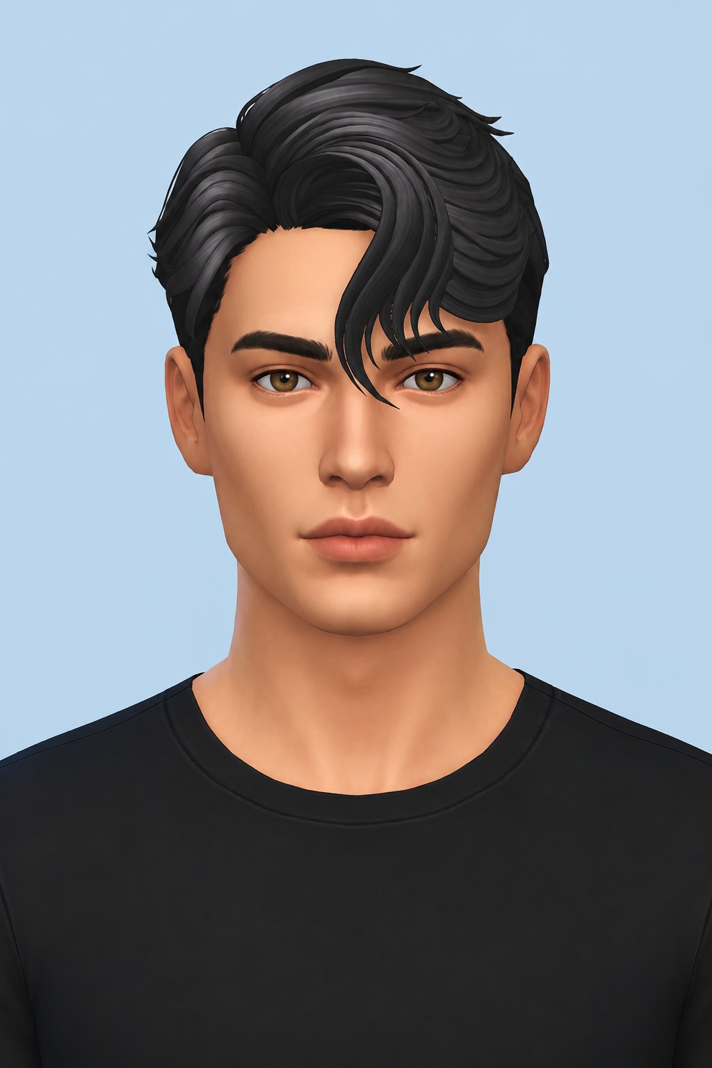 Oliver Hair custom content (CC) for Sims 4 by jo_se_oh