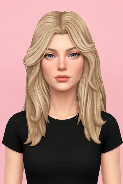 Meredith Hair custom content (CC) for Sims 4 by jo_se_oh