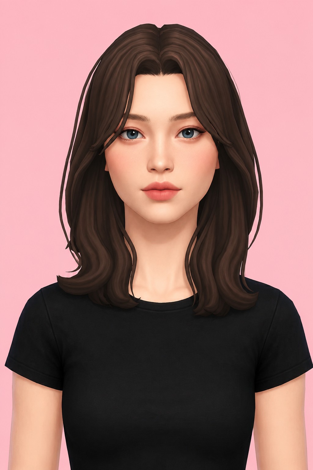 Jun Hair custom content (CC) for Sims 4 by jo_se_oh