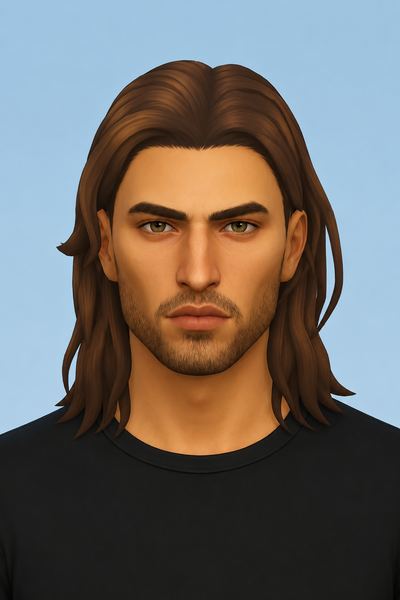 Adam Hair (Hair Commission) custom content (CC) for Sims 4 by jo_se_oh