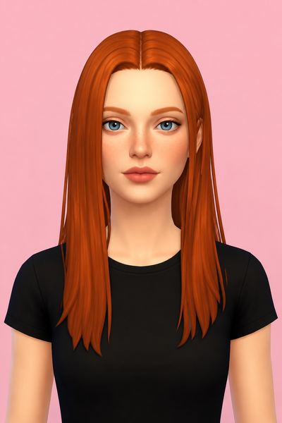 Harmony Hair (Hair Commission) custom content (CC) for Sims 4 by jo_se_oh