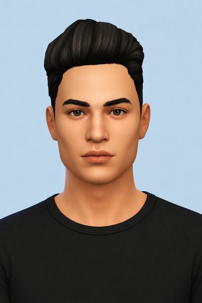 Don Hair custom content (CC) for Sims 4 by jo_se_oh