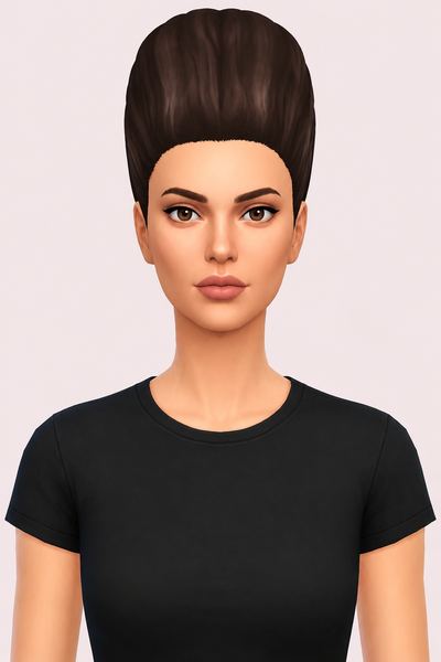Helga Hair custom content (CC) for Sims 4 by jo_se_oh