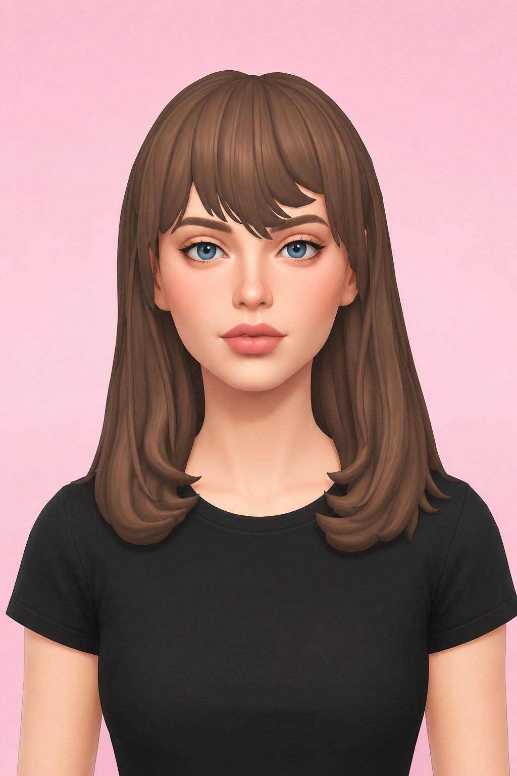 Prita Hair custom content (CC) for Sims 4 by jo_se_oh