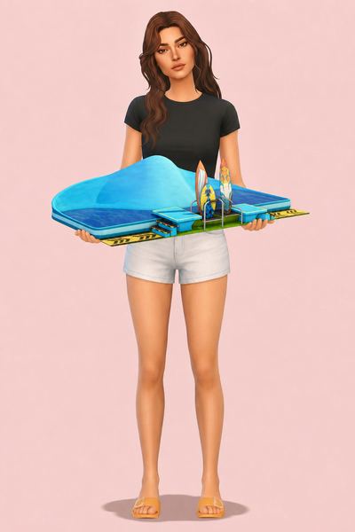 Wurl N' Hurl Gnarlosurf 2000 custom content (CC) for Sims 4 by jo_se_oh