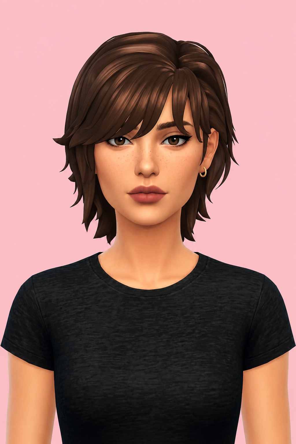 Nerisa Hair custom content (CC) for Sims 4 by jo_se_oh