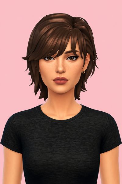 Nerisa Hair custom content (CC) for Sims 4 by jo_se_oh