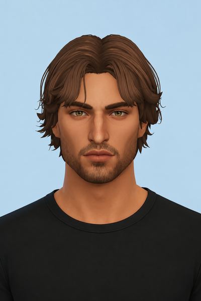 Alex Hair custom content (CC) for Sims 4 by jo_se_oh