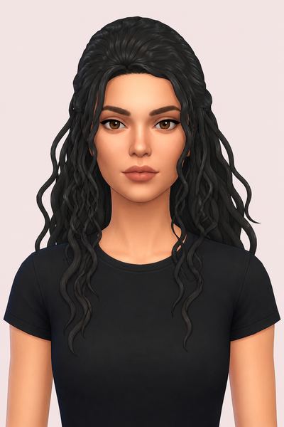 Maggie Hair custom content (CC) for Sims 4 by jo_se_oh