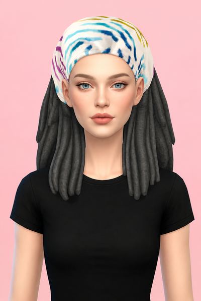 Odelia Hair custom content (CC) for Sims 4 by jo_se_oh