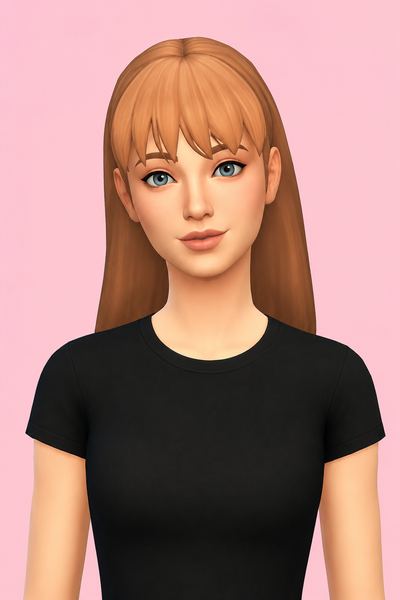 Lumina Hair custom content (CC) for Sims 4 by jo_se_oh