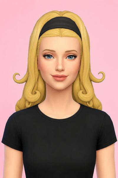 Molly Hair custom content (CC) for Sims 4 by jo_se_oh